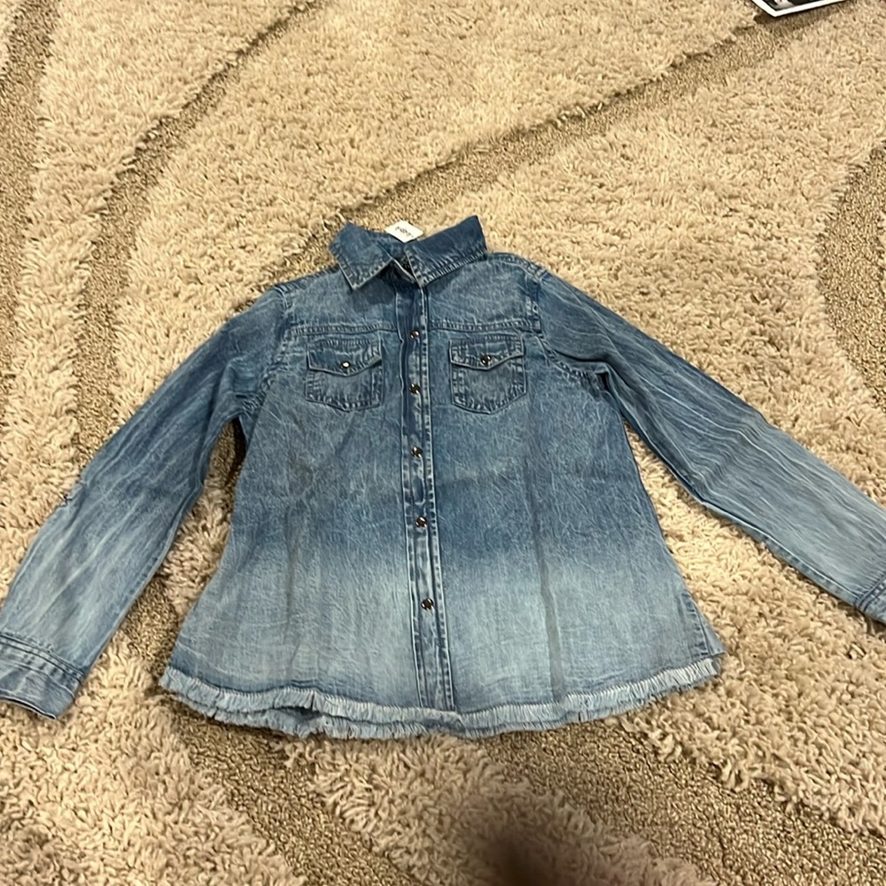 Kidpik denim button down